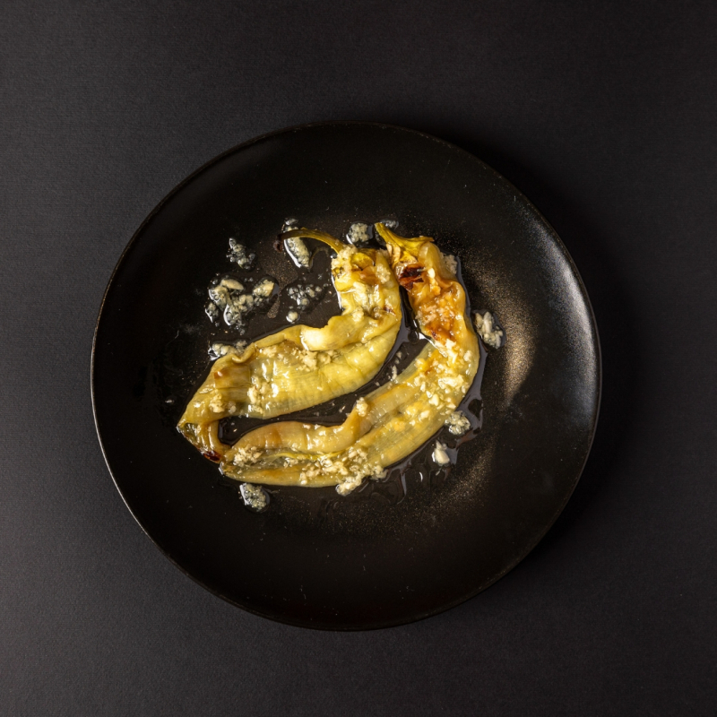 Roasted hot peppers